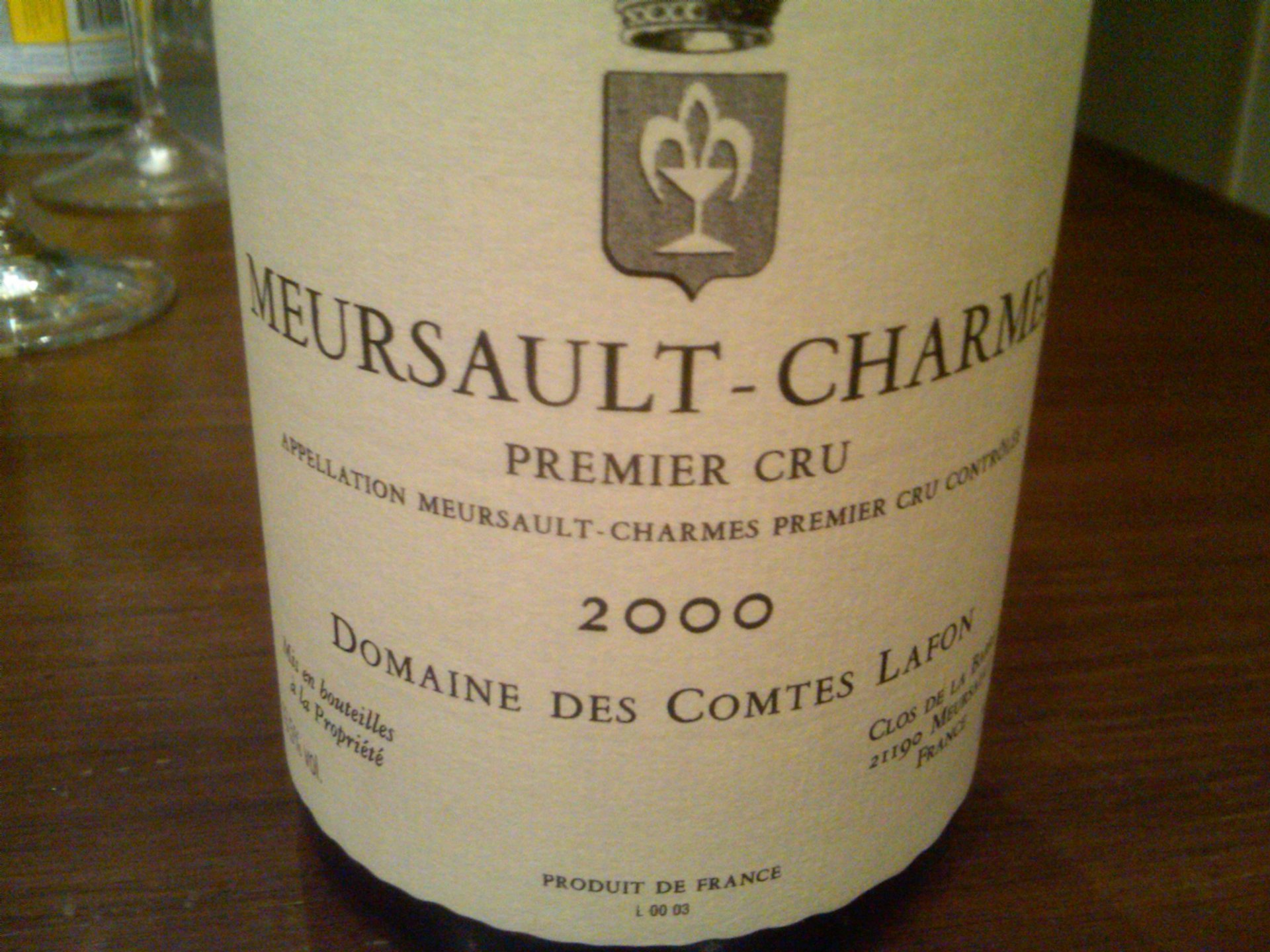 拉芳香佩园干白Domaine des Comtes Lafon Champgain