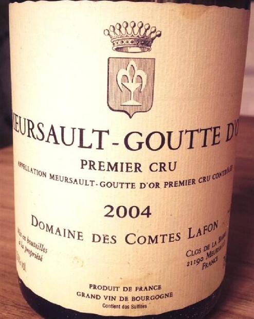 拉芳滴金园干白Domaine des Comtes Lafon Les Gouttes d'Or