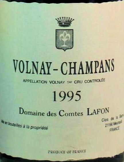 拉芳香邦园干红Domaine des Comtes Lafon Champans