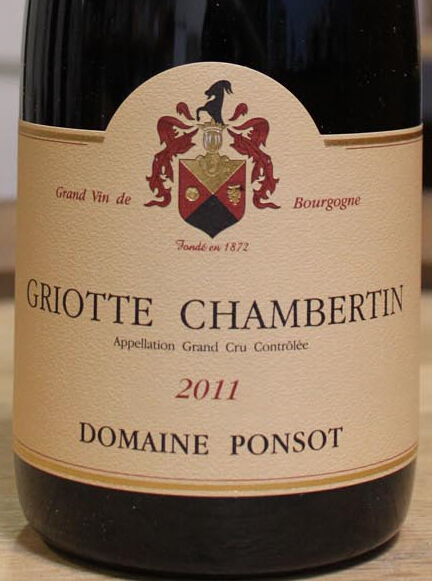 彭寿格里奥-香贝丹园干红Domaine Ponsot Griottes-Chambertin