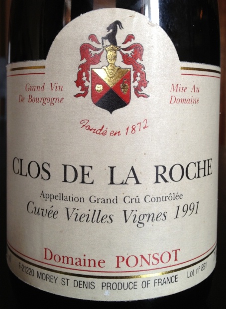 彭寿洛奇园老藤干红Domaine Ponsot Clos de la Roche Cuvee Vieilles Vignes