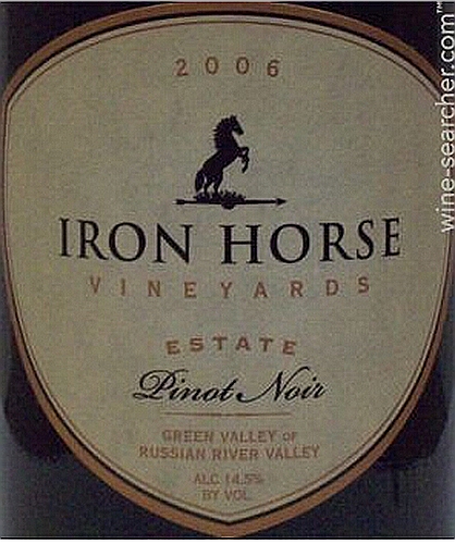 铁马黑皮诺干红Iron Horse Estate Pinot Noir