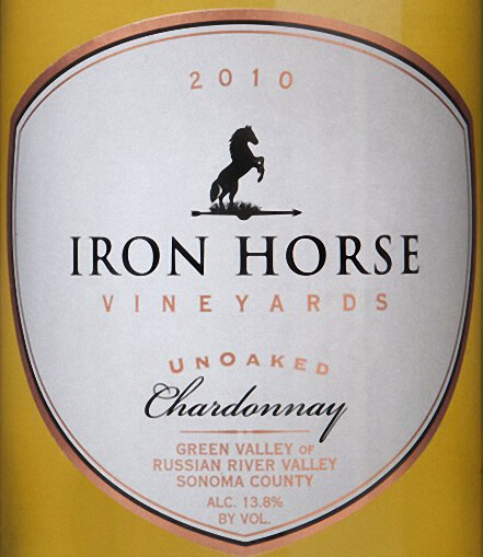 铁马未陈酿霞多丽干白Iron Horse Unoaked Chardonnay