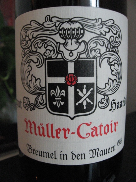 卡托尔布鲁莫恩顶级雷司令干白Muller-Catoir Breumel in den Mauern Riesling Grosses Gewachs