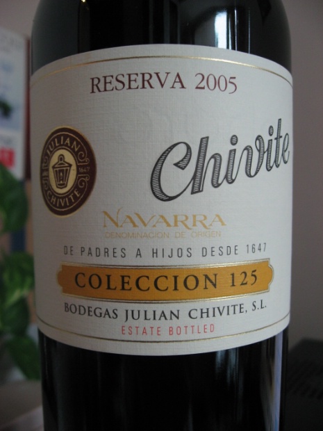 诗威特朱丽安125珍藏干红Bodegas Julian Chivite Coleccion 125 Reserva