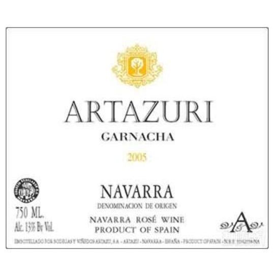 阿塔迪阿塔族园“阿塔族瑞”歌海娜桃红Artadi Bodegas y Vinedos Artazu 'Artazuri' Garnacha Rosado