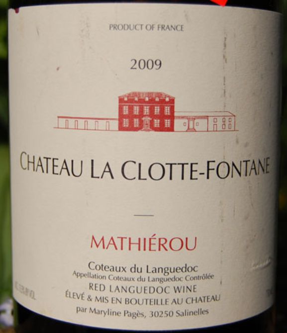 克洛特冯塔纳干红Chateau La Clotte-Fontane