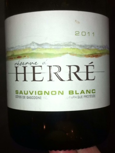 爱尔长相思干白Domaine de L'Herre Sauvignon Blanc