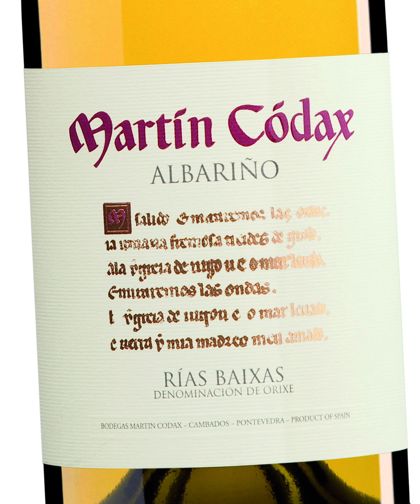 马丁﹒歌达仕里登多阿尔贝莉诺干白Bodegas Martin Codax Pe Redondo Albarino