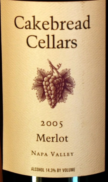 卡布瑞梅洛干红Cakebread Cellars Merlot