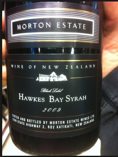 莫顿黑标西拉干红Morton Estate Black Label Syrah