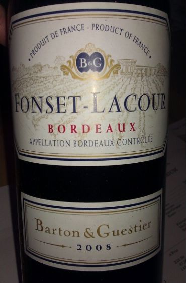 巴顿嘉斯蒂佛赛特拉库干红Barton & Guestier Fonset Lacour Rouge