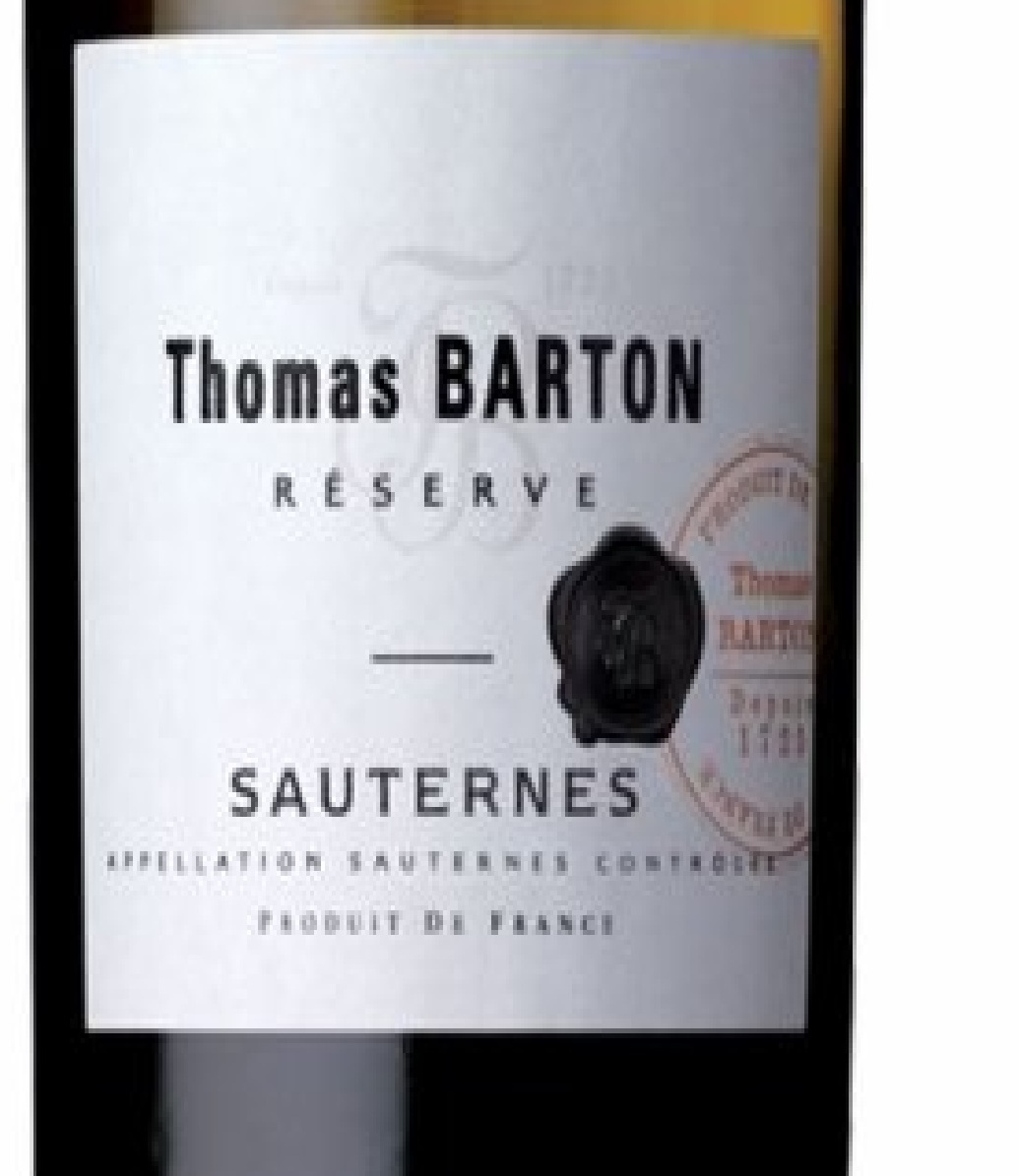 巴顿嘉斯蒂托马斯巴顿珍藏苏玳甜白Barton & Guestier Thomas Barton Reserve Sauternes