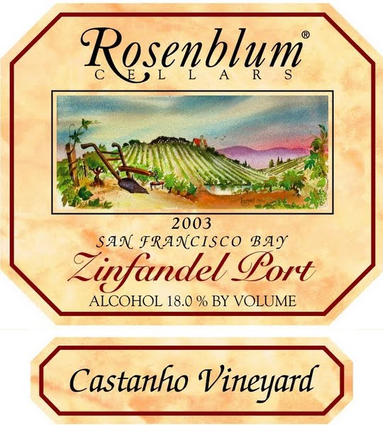 罗森布拉姆栗子园仙粉黛波特酒Rosenblum Cellars Castanho Vineyard Zinfandel Port