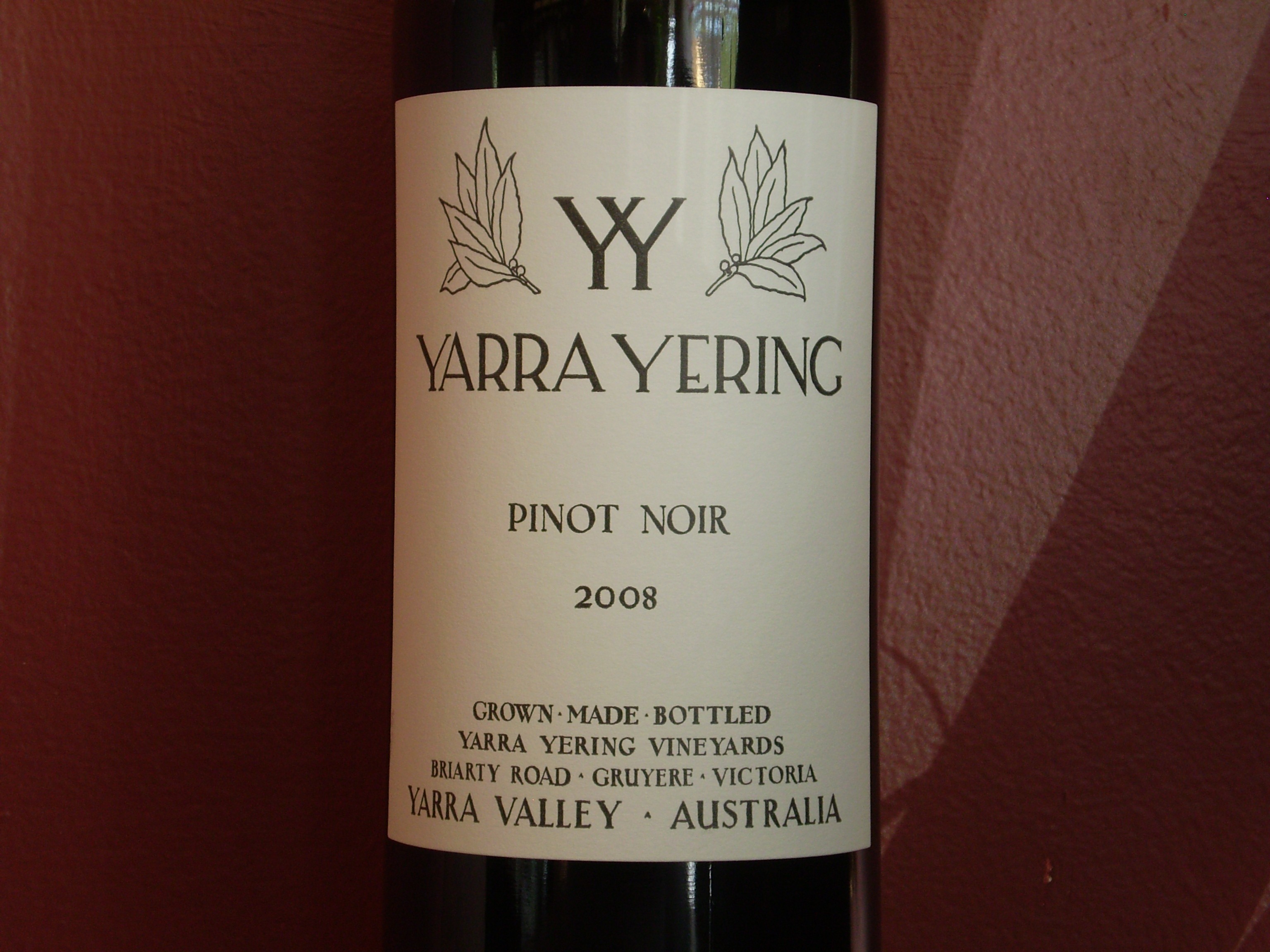 雅拉优伶黑皮诺干红Yarra Yering Pinot Noir