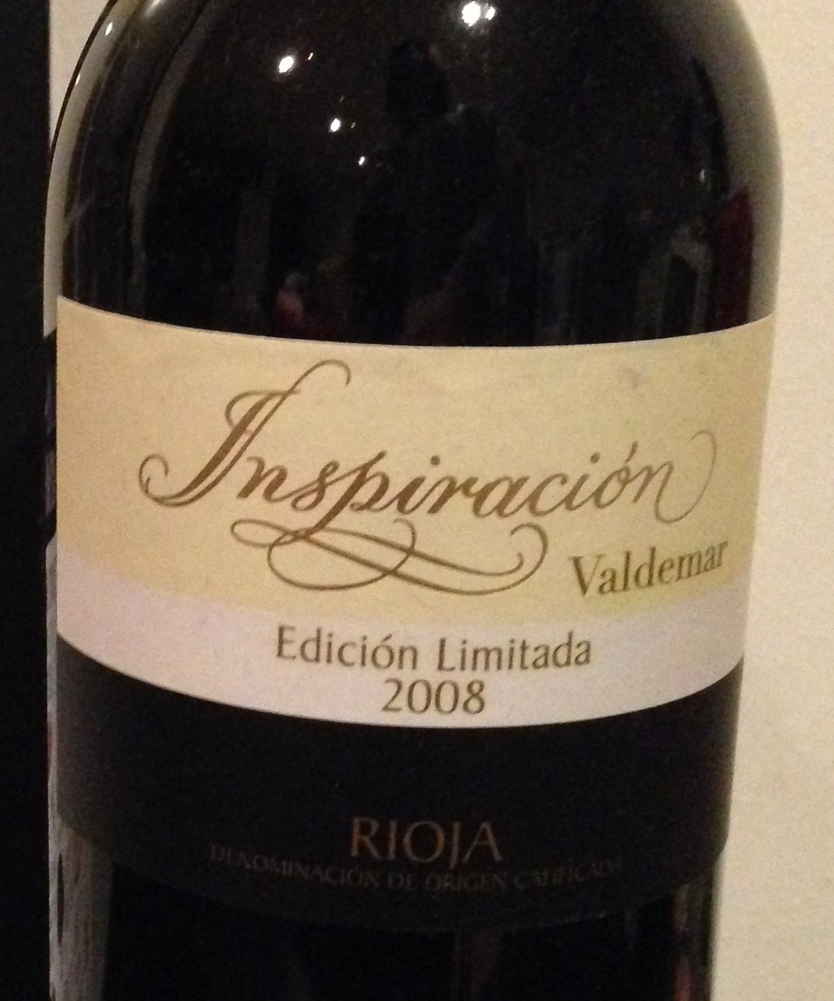 瓦尔德马灵感瓦尔德马限量版干红Bodegas Valdemar Inspiracion Valdemar Edicion Limitada