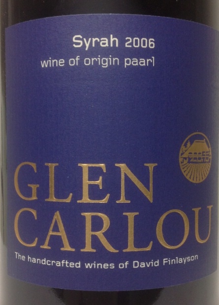 格兰卡洛西拉干红Glen Carlou Syrah