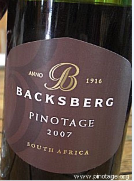 贝克斯堡皮诺塔吉干红Backsberg Pinotage