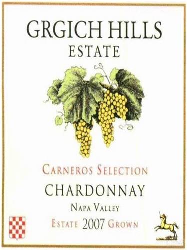 格吉弛黑尔卡内罗斯精选霞多丽干白Grgich Hills Carneros Selection Chardonnay
