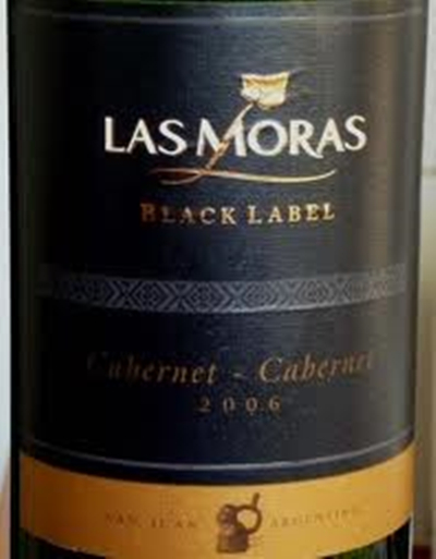 黑莓黑色标签赤霞珠品丽珠干红Las Moras Black Label Cabernet Sauvignon Cabernet Franc