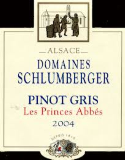 舒伯格阿贝王子灰皮诺半甜白Domaines Schlumberger Pinot Gris Les Princes Abbes