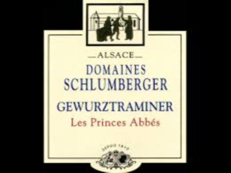 舒伯格阿贝王子琼瑶浆半甜白Domaines Schlumberger Gewurztraminer Les Princes Abbes