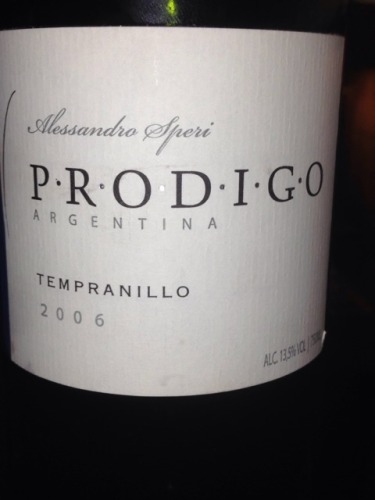 斯倍力普罗迪奥丹魄干红Alessandro Speri Prodigo Tempranillo