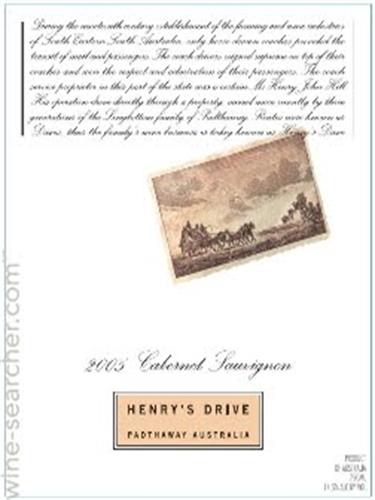 海蒂赤霞珠干红Henry's Drive Cabernet Sauvignon