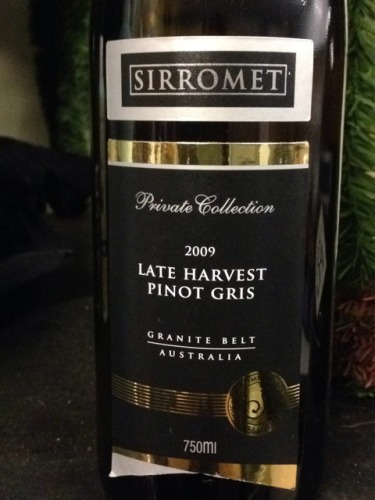 斯洛美私人之选晚收灰皮诺甜白Sirromet Wines Private Collection Late Harvest Pinot Gris