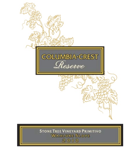 哥伦比亚山峰石树园珍藏普里米蒂沃干红Columbia Crest Reserve Primitivo Stone Tree Vineyard