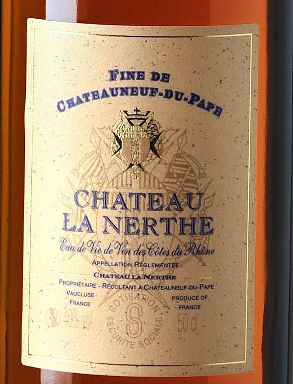 拿勒酒庄精美白兰地Chateau La Nerthe Fine de Chateau La Nerthe Eau de Vie