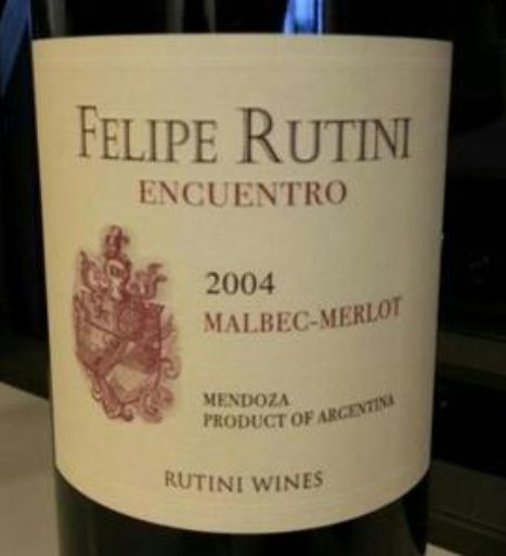 露迪尼汝帝尼马尔贝克-梅洛干红Rutini Wines Felipe Rutini Encuentro Malbec - Merlot