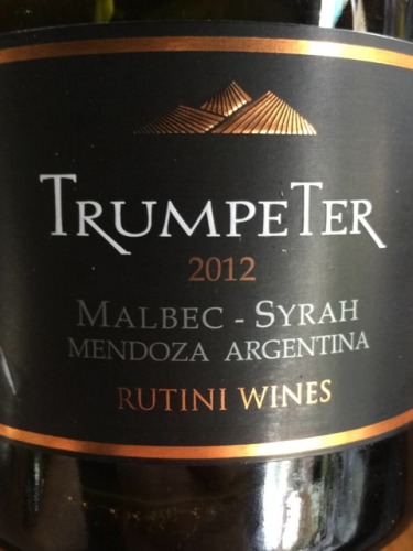 露迪尼小号马尔贝克 - 西拉干红Rutini Wines Trumpeter Malbec - Syrah