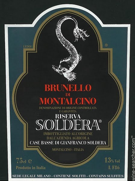 索得拉珍藏布鲁奈罗蒙塔希诺干红Soldera Brunello di Montalcino Riserva