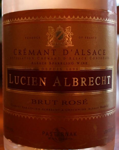 艾伯特阿尔萨斯天然桃红起泡酒Lucien Albrecht Cremant d'Alsace Rose Brut