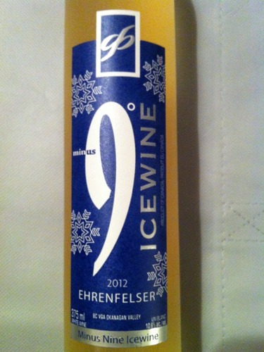 格林德兄弟负9茵伦芬瑟冰白Gehringer Brothers Estate Winery Minus 9 Ehrenfelser Icewine