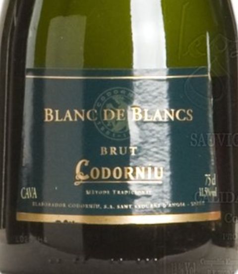 科多纽白中白起泡酒Codorniu Blanc de Blancs Brut Cava