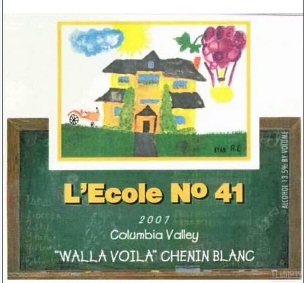 艾科勒要人白诗南干白L’ecole no 41 Walla Voila Chenin Blanc