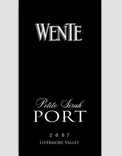 威迪小批量小西拉波特酒Wente Vineyards Small Lot Petite Sirah Port