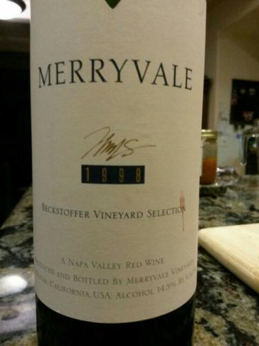 美莉贝克史托夫家族园精选干红Merryvale Beckstoffer Vineyards Vineyard Selection