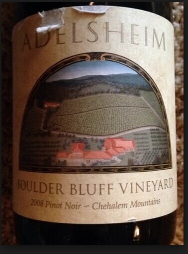 爱德森巨石壁园黑皮诺干红Adelsheim Vineyard Boulder Bluff Vineyard Pinot Noir