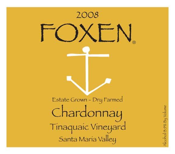 福克森蒂娜克威尔园霞多丽干白Foxen Tinaquaic Vineyard Chardonnay