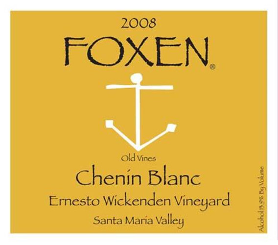 福克森埃内斯托维肯登园老藤白诗南干白Foxen Ernesto Wickenden Vineyard Old Vines Chenin Blanc