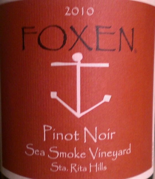 福克森海雾园黑皮诺干红Foxen Sea Smoke Vineyard Pinot Noir