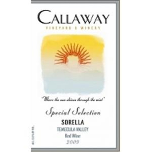 卡拉威特选索雷拉甜红Callaway Special Selection Sorella