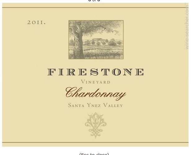 燧石霞多丽干白Firestone Vineyard Chardonnay