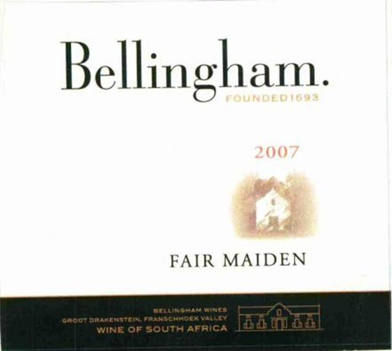 贝林翰圣女混合干白Bellingham Fair Maiden White