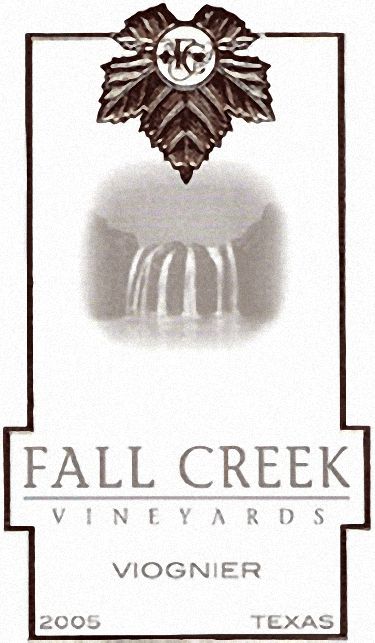 落溪维欧尼干白Fall Creek Vineyards Viognier