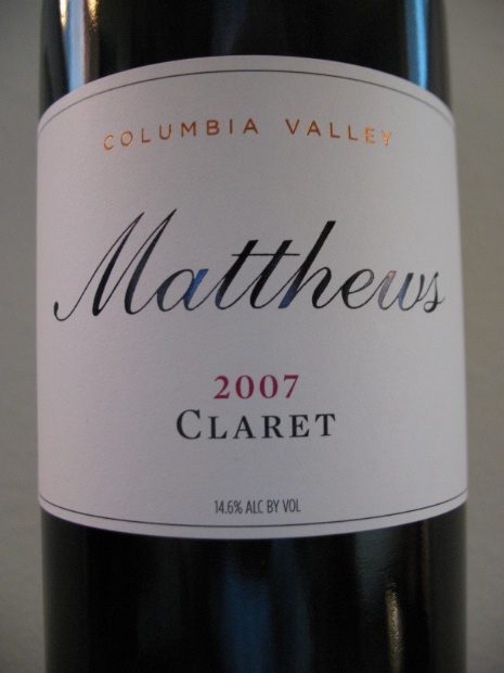 马修斯克拉雷混酿干红Matthews Claret