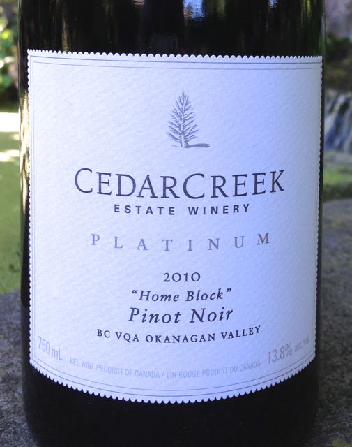 雪松溪白金珍藏黑皮诺干红Cedar Creek Estate Winery Platinum Reserve Pinot Noir